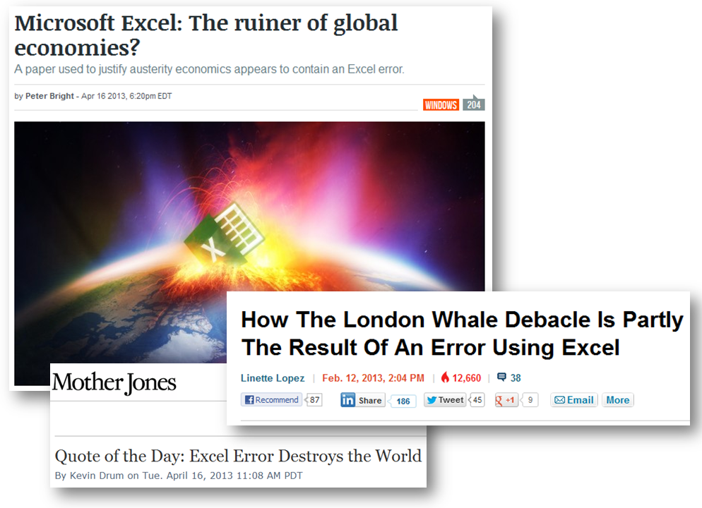 Excel: The Ruiner of Global Economies